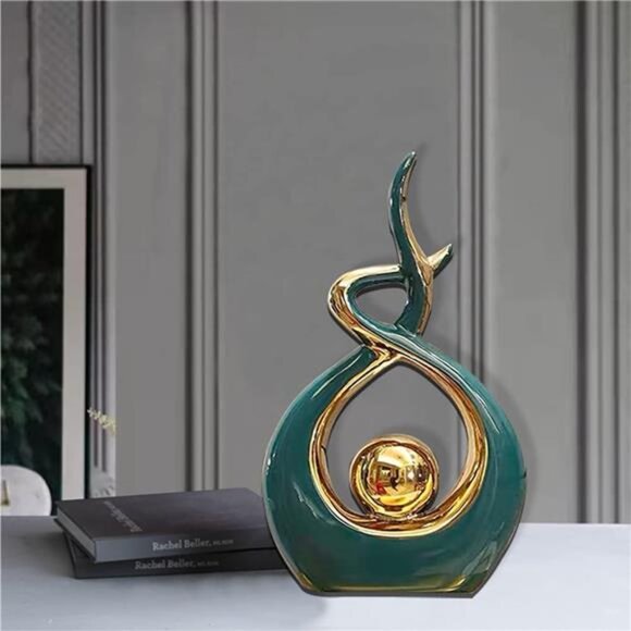 Norrclp Home Decor Modern Abstract Art Ceramic Statue Table Decorations - Picture 5 of 6